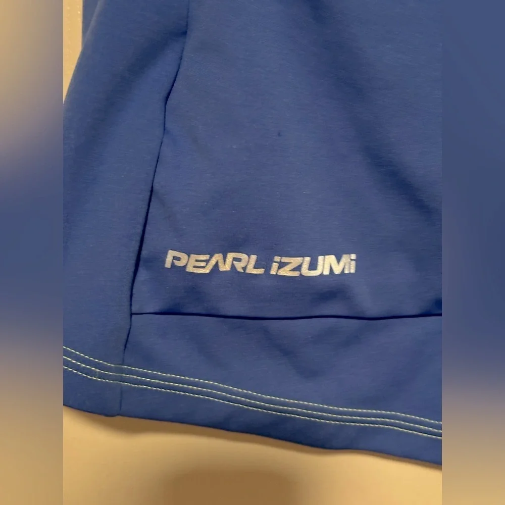 Pearl Izumi Navy and Yellow Women's Jersey Size Large
